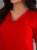 Bluza medyczna damska scrubs BASIC FIRE RED