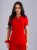 Bluza medyczna damska scrubs SLIM FIRE RED