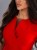 Bluza medyczna damska scrubs SLIM FIRE RED