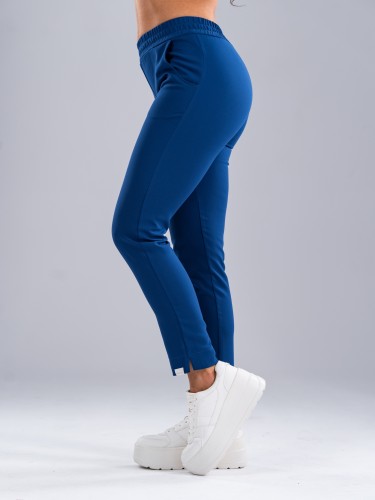 Spodnie medyczne damskie scrubs PROSTE ROYAL BLUE