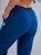 Spodnie medyczne damskie scrubs DZWONY ROYAL BLUE