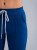Spodnie medyczne damskie scrubs DZWONY ROYAL BLUE