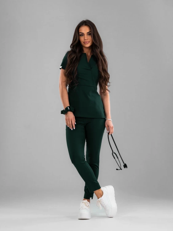 Bluza medyczna damska scrubs Slim Deep Ocean