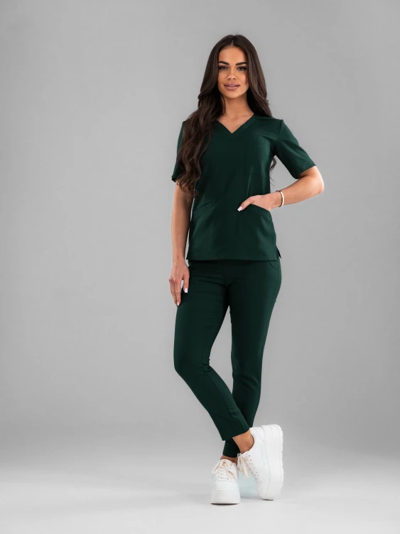 Bluza medyczna damska scrubs BASIC DEEP OCEAN
