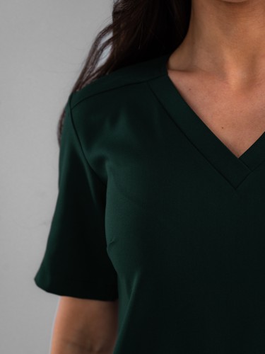 Bluza medyczna damska scrubs BASIC DEEP OCEAN