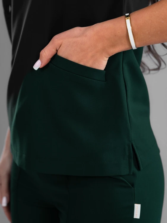 Bluza medyczna damska scrubs BASIC DEEP OCEAN