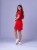 sukienka elegant fire red