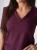 Bluza medyczna damska scrubs BASIC ŚLIWKA W CZEKOLADZIE