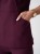 Bluza medyczna damska scrubs SLIM ŚLIWKA W CZEKOLADZIE