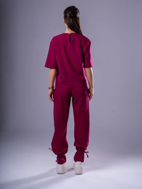 Bluza medyczna damska scrubs BASIC PRO RUBIN