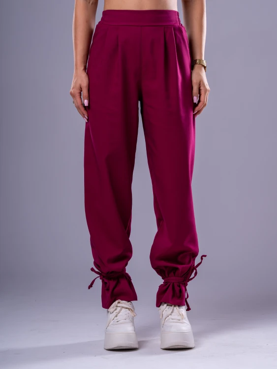 Spodnie medyczne damskie scrubs BASIC PRO  RUBIN