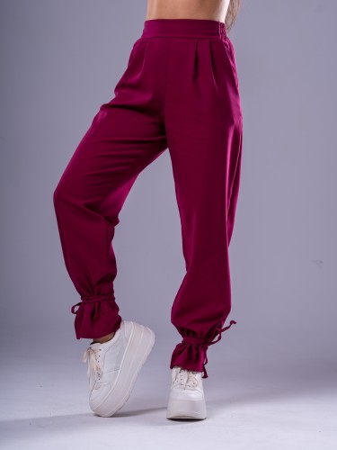 Spodnie medyczne damskie scrubs BASIC PRO  RUBIN