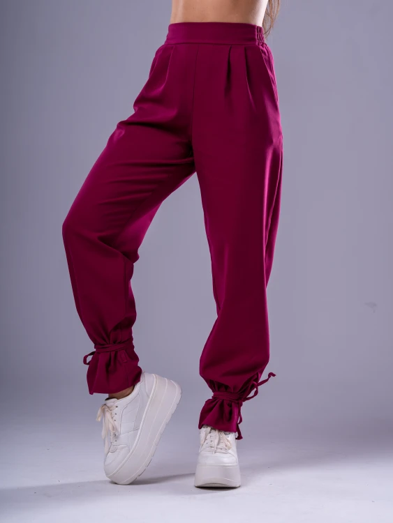 Spodnie medyczne damskie scrubs BASIC PRO  RUBIN