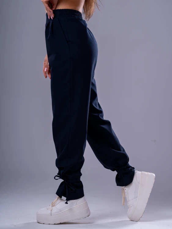 Spodnie medyczne damskie scrubs BASIC PRO GRANAT