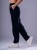 Spodnie medyczne damskie scrubs BASIC PRO GRANAT