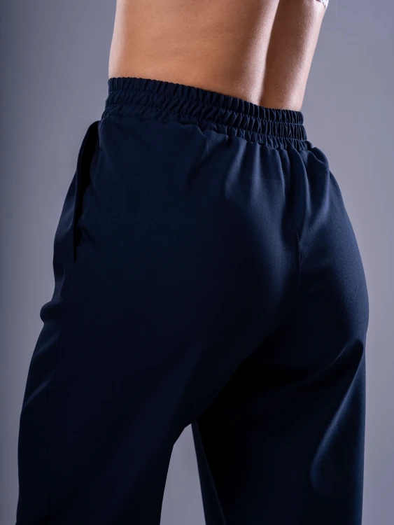 Spodnie medyczne damskie scrubs BASIC PRO GRANAT