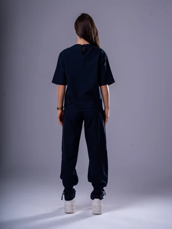 Bluza medyczna damska scrubs BASIC PRO GRANAT