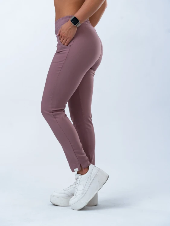 Spodnie medyczne damskie scrubs PROSTE VINTAGE ROSE