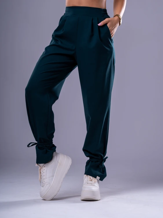 Spodnie medyczne damskie scrubs BASIC PRO DEEP OCEAN