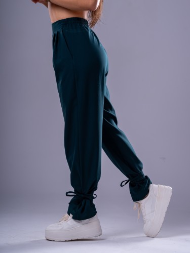 Spodnie medyczne damskie scrubs BASIC PRO DEEP OCEAN
