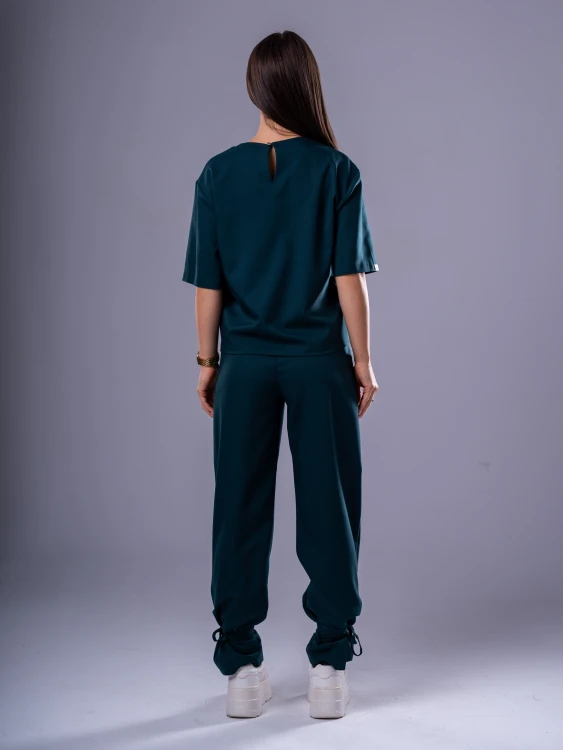 Bluza medyczna damska scrubs BASIC PRO DEEP OCEAN
