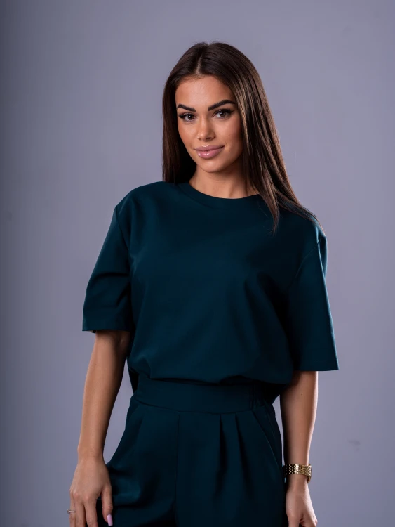 Bluza medyczna damska scrubs BASIC PRO DEEP OCEAN