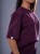 Bluza medyczna damska scrubs BASIC PRO ŚLIWKA W CZEKOLADZIE
