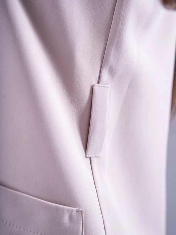 Bluza medyczna damska scrubs KIMONO COLD NUDE