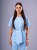 Bluza medyczna damska scrubs KIMONO SKY BLUE