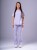 Bluza medyczna damska scrubs KIMONO LILA