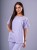 Bluza medyczna damska scrubs KIMONO LILA