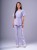 Bluza medyczna damska scrubs KIMONO LILA