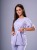 Bluza medyczna damska scrubs KIMONO LILA