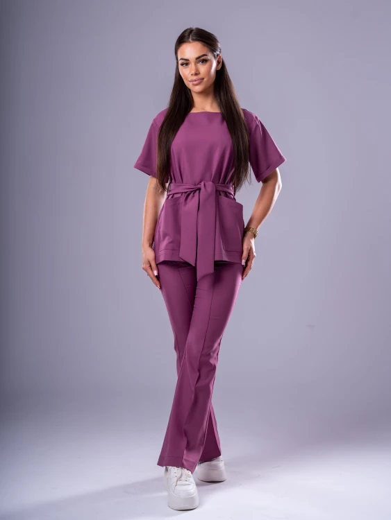 Bluza medyczna damska scrubs KIMONO WRZOS