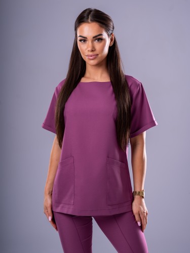 Bluza medyczna damska scrubs KIMONO WRZOS
