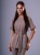 Bluza medyczna damska scrubs KIMONO MOKKA