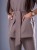 Bluza medyczna damska scrubs KIMONO MOKKA