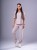 Spodnie medyczne damskie scrubs COMFY COLD NUDE