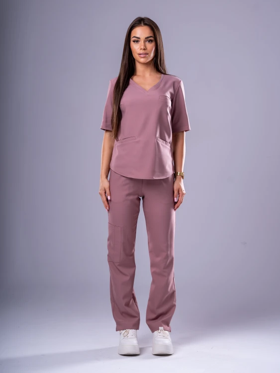 Bluza medyczna damska scrubs ACTIVE VINTAGE ROSE