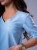 Bluza medyczna damska scrubs ACTIVE SKY BLUE