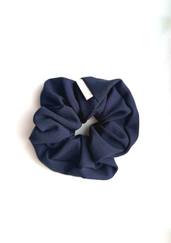 Scrunchie GRANAT gumka do włosów granat