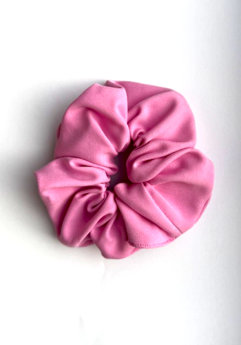 Scrunchie CANDY PINK gumka do włosów różowa