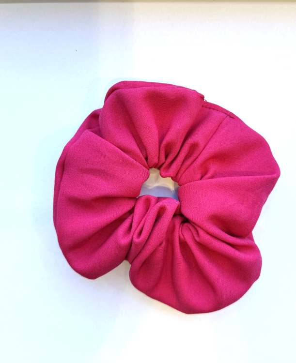Scrunchie ELECTRIC ROSE gumka do włosów amarant