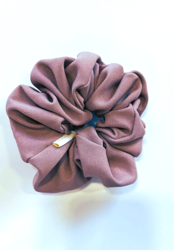 Scrunchie Vintage Rose gumka do włosów brudny róż