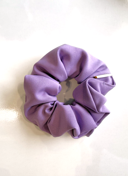 Scrunchie MOONLIGHT LILAC gumka do włosów fioletowa