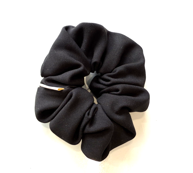 Scrunchie CZARNA gumka do włosów