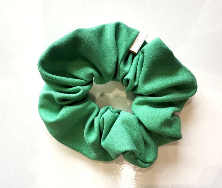 Scrunchie GREEN JOY gumka do włosów zielona