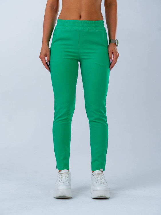 Spodnie medyczne damskie scrubs PROSTE GREEN JOY zielony
