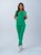 Bluza medyczna damska scrubs Slim Green Joy, zielona