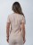 Bluza medyczna damska scrubs Slim Nude, beżowa